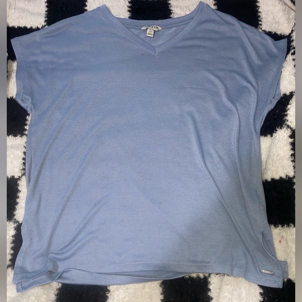 Orvis Classic Blue Knit Top